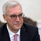 Beograd, 02. jul 2024. - Ministar spoljnih poslova Marko Đurić i zamenik ministra Spoljnih poslova Ruske Federacije Aleksandar Gruško FOTO: MSP/ Zoran Žestić