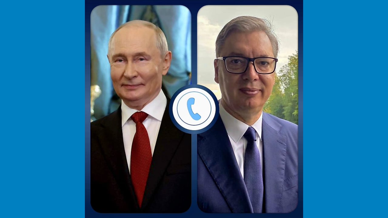 Вучић и Путин: Телефонски разговор важан за будућност Србије у топлој, пријатељској атмосфери